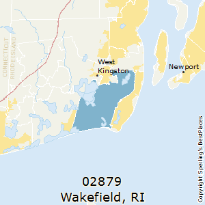 Wakefield,Rhode Island County Map