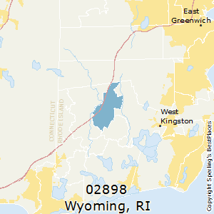 Wyoming,Rhode Island County Map