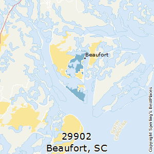 Beaufort,South Carolina County Map