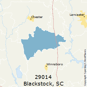 Blackstock,South Carolina County Map