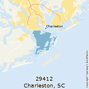 Charleston,South Carolina County Map