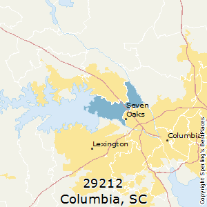 Columbia,South Carolina County Map
