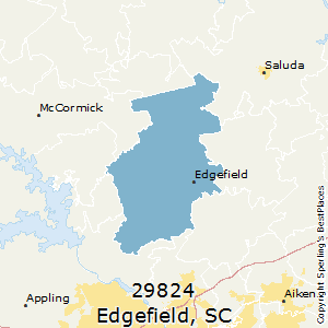 Edgefield,South Carolina County Map