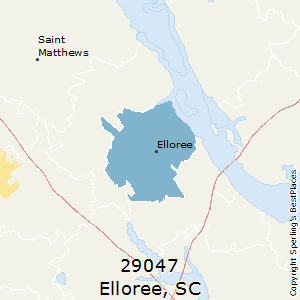 Elloree,South Carolina County Map
