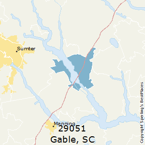 Gable,South Carolina County Map
