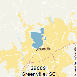 Greenville,South Carolina County Map