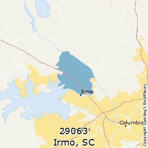 Irmo,South Carolina County Map