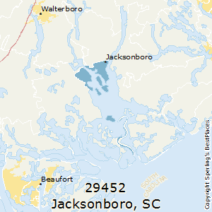 Jacksonboro,South Carolina County Map