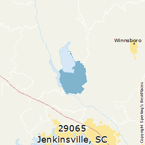 Jenkinsville,South Carolina County Map