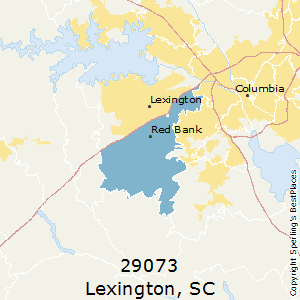 Lexington,South Carolina County Map