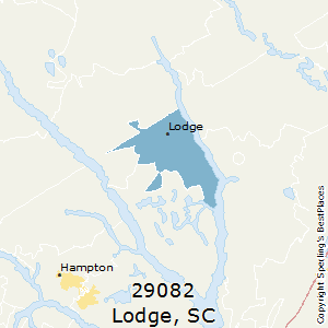 Lodge,South Carolina County Map