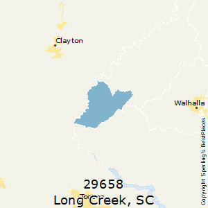 Long_Creek,South Carolina County Map