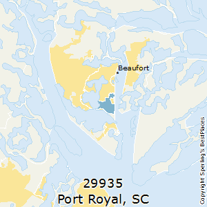 Port_Royal,South Carolina County Map