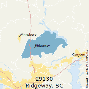Ridgeway,South Carolina County Map