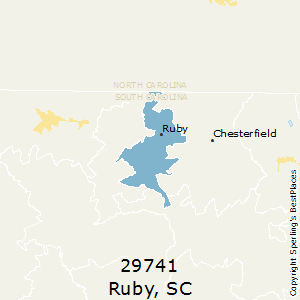 Ruby,South Carolina County Map