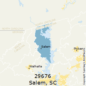 Salem,South Carolina County Map