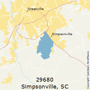 Zoning Map  Simpsonville South Carolina