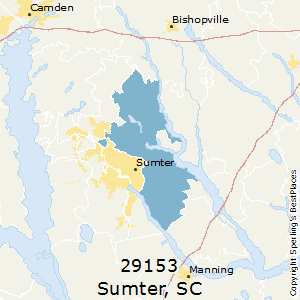 Sumter,South Carolina County Map