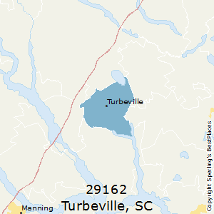 Turbeville,South Carolina County Map