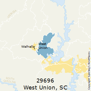 West_Union,South Carolina County Map