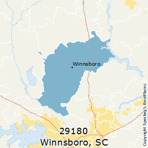 Winnsboro,South Carolina County Map