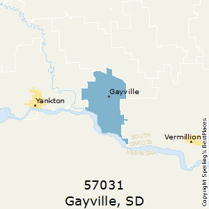 Gayville (zip 57031), SD