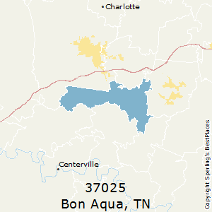 Bon_Aqua,Tennessee County Map