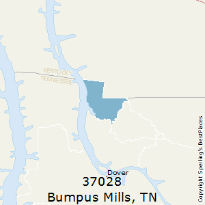 Bumpus_Mills,Tennessee County Map