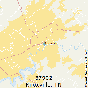 Knoxville,Tennessee County Map