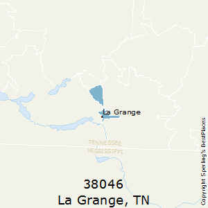 La_Grange,Tennessee County Map