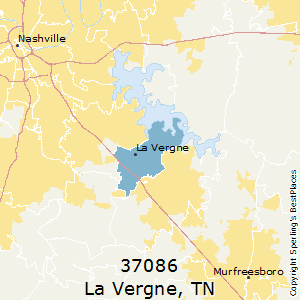 La_Vergne,Tennessee County Map