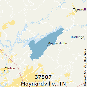 Maynardville,Tennessee County Map