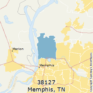 Memphis,Tennessee County Map