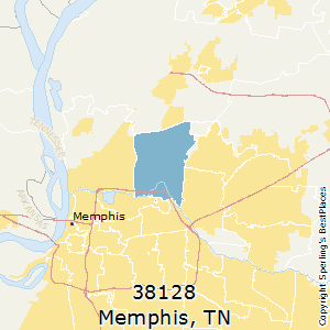 Memphis,Tennessee County Map