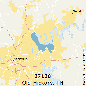 Old_Hickory,Tennessee County Map