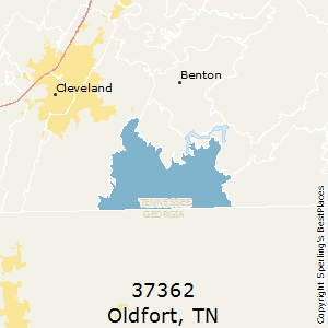 Oldfort,Tennessee County Map