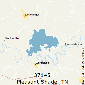Pleasant_Shade,Tennessee County Map