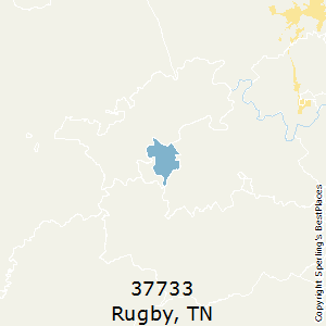 Rugby,Tennessee County Map