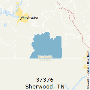 Sherwood,Tennessee County Map