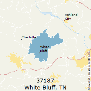 White_Bluff,Tennessee County Map