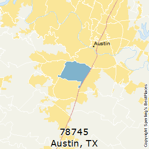 78745 Zip Code Map Best Places to Live in Austin (zip 78745), Texas