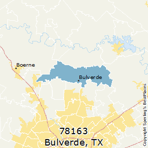 Bulverde,Texas County Map