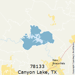 Canyon_Lake,Texas County Map