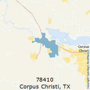 corpus christi zip code map