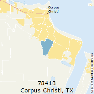 corpus christi zip code map