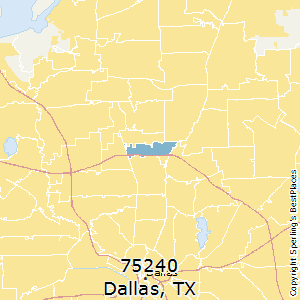 75240 Zip Code Map Best Places To Live In Dallas (Zip 75240), Texas