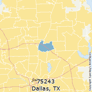 75243 Zip Code Map Best Places To Live In Dallas (Zip 75243), Texas