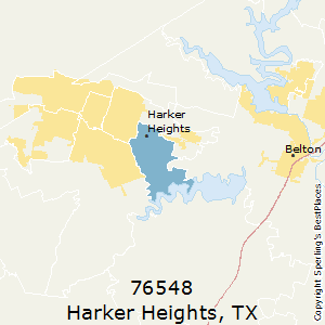 Harker_Heights,Texas County Map