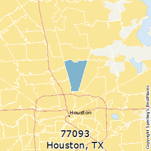 houston map by zip code