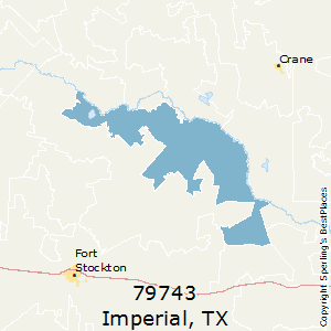 Imperial,Texas County Map